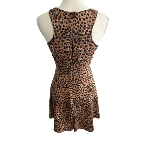 MARA HOFFMAN Animal Print A Line Skater Dress Size XS - Picture 5 of 7